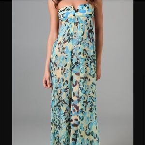 Diane von Furstenberg DVF Strapless Maxi Dress
